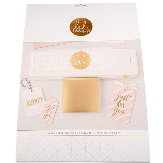 Heidi Swapp Transfer Folders Premium Craft-Grade Reusable Foil Carrier Sheet 6-Pack (225 × 580 mm / 8.86 × 22.83 in) – Heat-Resistant, Non-Stick, Anti-Static & Anti-Slip Surface
