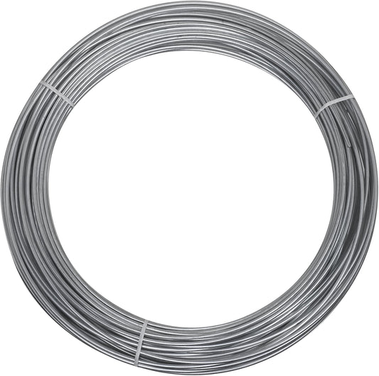 National Hardware Galvanized Steel Wire Mesh 12 Gauge x 100 ft Roll Heavy Duty Fence Wire for Chicken Coops Garden Fencing Animal Pens Crafts 300 lbs Load Limit Rust Resistant