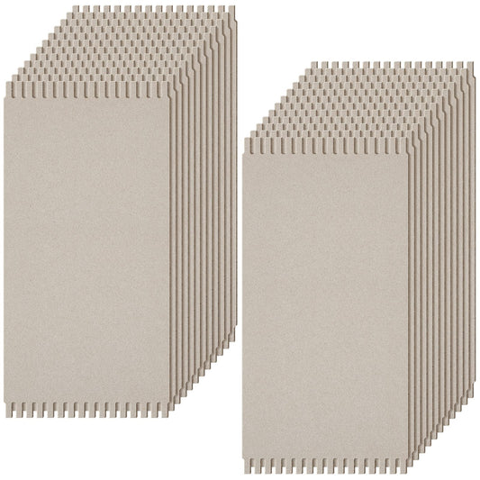 Pajean 24 Pack Cardboard Weaving Looms Weaving Wide Notch Loom Boards Loom for Beginners Knitting Sewing Crochet Basket Jewelry Arts Crafts, 6-1/2 x 13 Inch