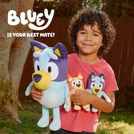 Bluey Plush Toys, Extra Large 18” Cuddle Toy for Kids, Ultra-Soft Deluxe Material Big Plushies Perfect for Show Time, Story Time & Giant Hugs
