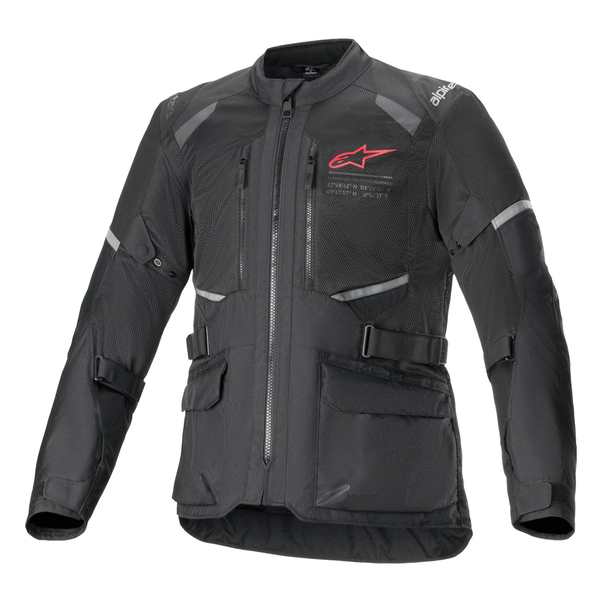 Alpinestars Andes Air Drystar Jacket, Dual-Season, Waterproof & Ventilated, Touring Motorcycle Jacket for All-Weather Riding, XL, Black