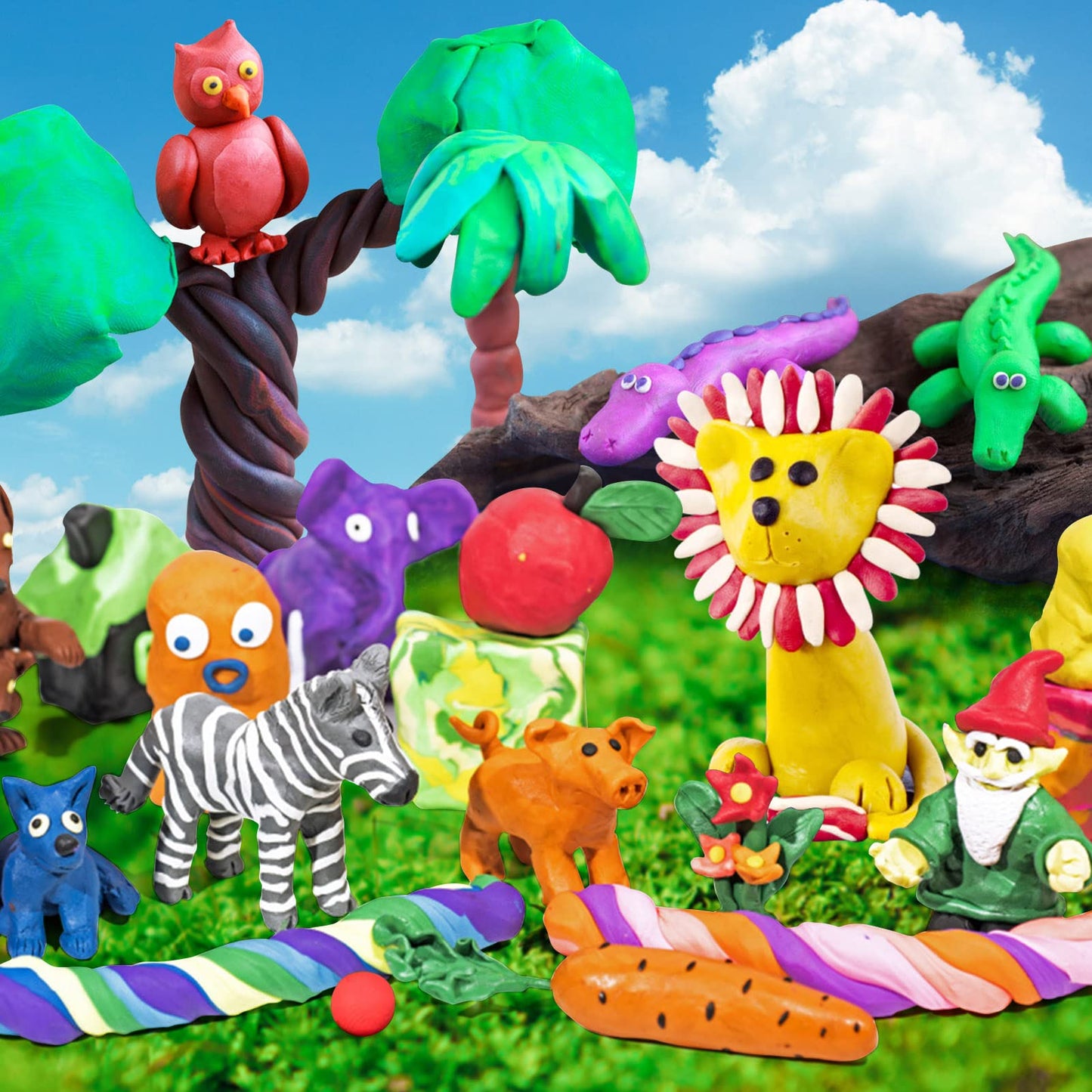 Magic Clay - Air Dry Clay 84 Colors, Modeling Clay for Kids with Tools, Soft & Ultra Light, Toys Gifts for Age 3 4 5 6 7 8+ Years Old Boys Girls Kids
