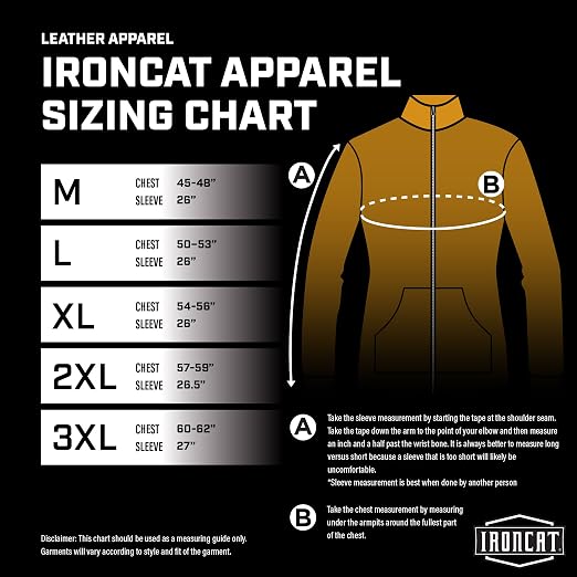IRONCAT 7000 Cowhide Leather Welding Cape Sleeve - Golden Yellow, Large Size Cape Jacket with Heat Resistance. Welding Gears