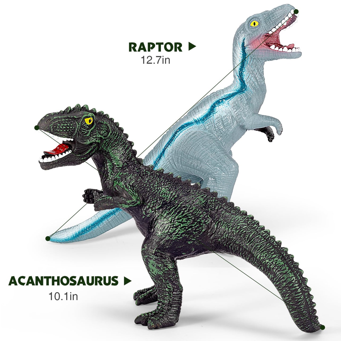 Kissdream 7 Piece Jumbo Dinosaur Toys Big Dinosaur Toy for Boys Realistic Giant Dinosaur Toys for Kids 3-5 - Perfect Dinosaur Gifts for Kids