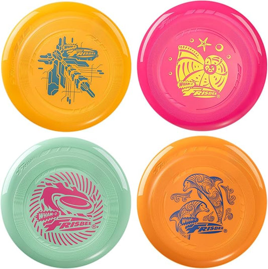 Wham-O Frisbee Go Flying Disc, 9 Inch Lightweight Sports Disc for Beginners Outdoor Beach Backyard Lawn Park Camping Family Activity Game - 70g
