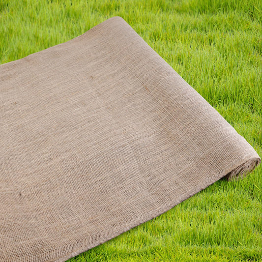 Agfabric 40" x 30 Feet Natural Burlap Fabric Roll,Gardening Burlap Roll,High Density Jute Material for Winter Plants Tree Cover Protection,Weed Barrier,Decorations,Crafts