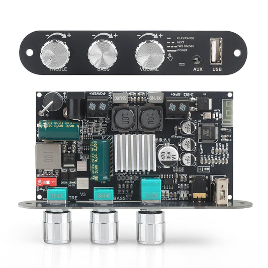 Wuzhi Audio ZK-1001U 100W 9-24V, Mono Amplifier Board with TWS, Power Output, Vehicle Amplifier Wide Voltage Input