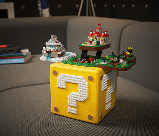 Lego Super Mario Fragezeichen-Block aus Super Mario 64