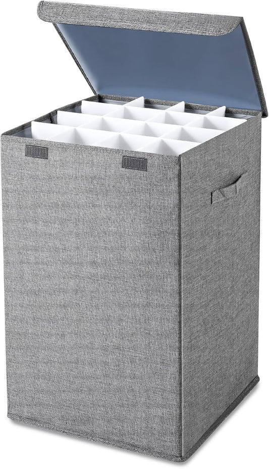 Yalikop Roll File Storage Organizer - 16 Slot Poster & Blueprint Holder | 15.7" x 15.7" x 24" for Home & Office