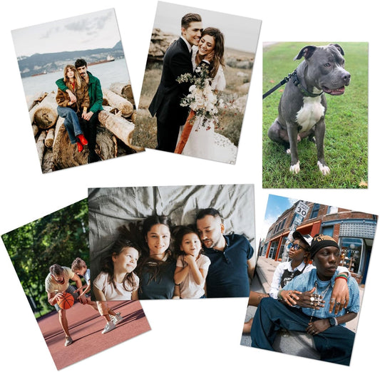 ZXDZSM Custom Photo Prints - Personalized Glossy Photos | Standard Size (4 x 6 Inches, 6 Pcs, Unframed)
