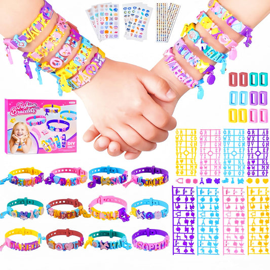 Art & Craft Kits Friendship Bracelet Making Kit 12 Sets - DIY for Girls and boys Ages 5 6 7 8-12, Creative Arts Crafts Christmas & Birthday Present Party Gifts