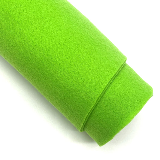 Ice Fabrics Craft Felt Fabric by The Yard - 72" Wide & 1.6mm Thick Acrylic Felt - Soft and Durable Lime Green Fabric for DIY Arts & Crafts, Decorations and More - 1 Yard Lime Green