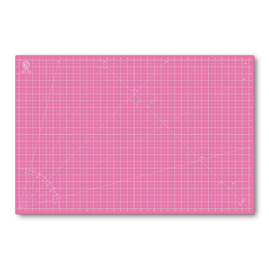KC GLOBAL A1 (36"x24") Self-Healing Cutting Mat (Pink) - Sturdy, Reversible, Eco-Friendly, Non-Slip. Premium Desk Mat for Crafters, Quilters, and Hobbyist