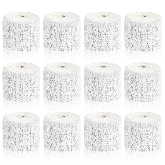 TCAIRG 12 Pack Plaster Cloth Rolls for Belly Casting, Sculptures, Masks – Art Gauze Bandage Strips for Craft Molds (2 in x 15 ft Each)