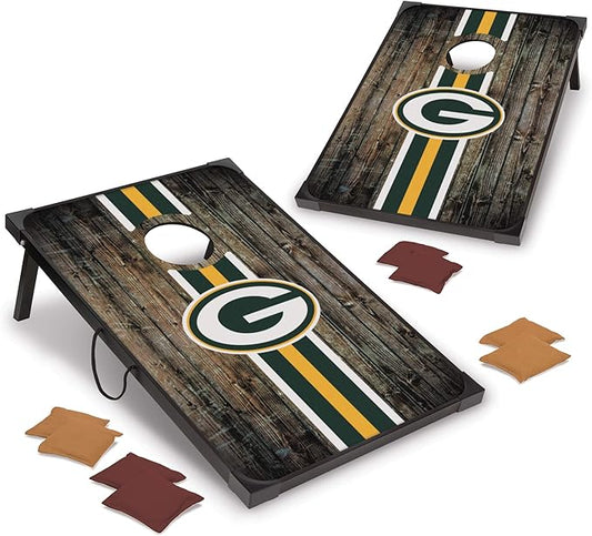 Wild Sports NFL 2' x 3' MDF Deluxe Cornhole Set - with Corners and Aprons
