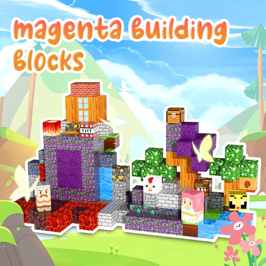 150PCS Magnetic Building Block Set for Kids - 3D Magnetic Tiles with Storage Box, BPA-Free ABS Plastic STEM Creative Construction Toys, Compatible with Major Brands, Educational Gift for Boys Girls 3+