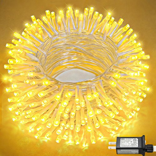 300 LED Christmas Lights by [Brand Name] - 100FT Waterproof String Lights | 8 Modes for Indoor & Outdoor Decor