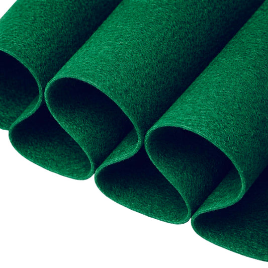 FabricLA Acrylic Felt Fabric by the Yard | 72 Inch Wide | Craft Sewing Cosplay Costumes | No-Fray Clean Cut | Kelly Green | 1 Yard Pre Cut