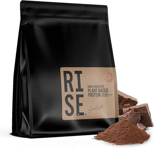 Dark Chocolate Protein Powder for Women & Men, Easy to Digest, Smooth & Creamy Dark Chocolate Plant Based Protein Powder Supports Overall Well-Being, 15 Servings (30g per Serving)