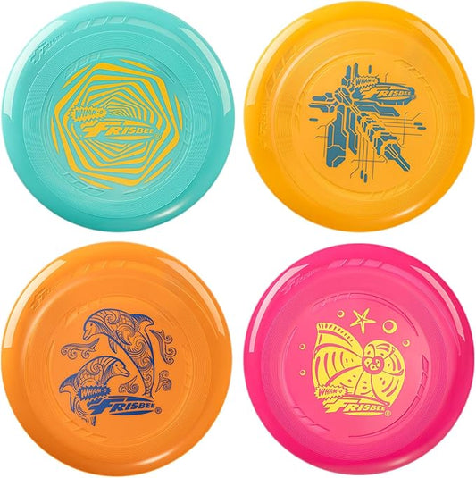 Wham-O Frisbee Go Flying Disc, 9 Inch Lightweight Sports Disc for Beginners Outdoor Beach Backyard Lawn Park Camping Family Activity Game - 70g
