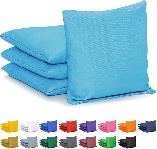 GoSports Classic Cornhole Bean Bags Set of 4-16 Colors Available - Regulation All Weather, Mix and Match