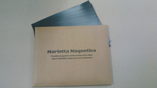 Marietta Magnetics Adhesive Sheets 8.5" x 11" Pack of 25 Create Your own Magnet! Flexible Peel & Stick Self Adhesive for Photos Crafts Stamp Dies Signs & More