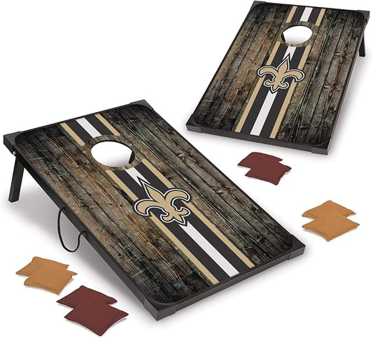 Wild Sports NFL 2' x 3' MDF Deluxe Cornhole Set - with Corners and Aprons