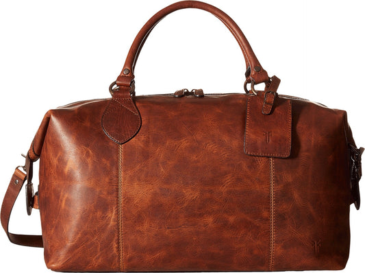 FRYE Men's Logan Overnight Duffle Bag, Cognac, One Size