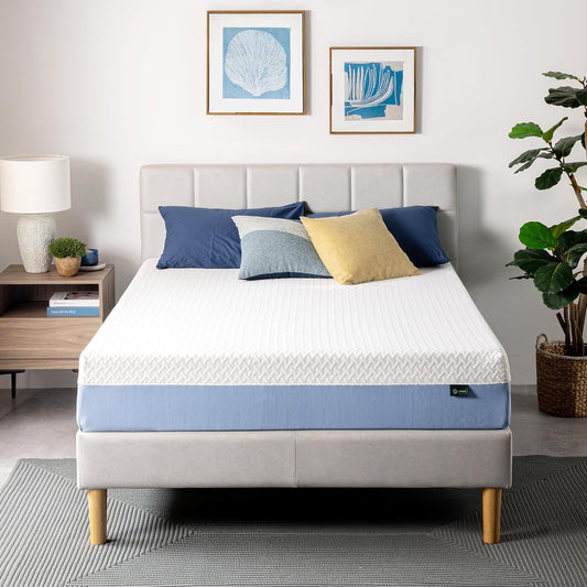 Zinus 10 Inch King Memory Foam Mattress - Cooling Comfort, Fiberglass-Free, Medium Feel, Safe Materials