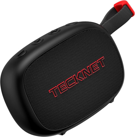 TECKNET IP67 30H 5.4, Portable Bluetooth Speaker, Waterproof Speaker with Stereo Sound, Up to Playtime, Magnetic