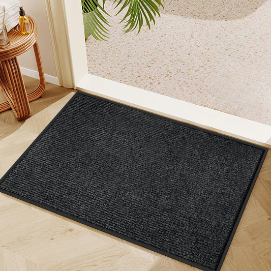 Vicwe Indoor Outdoor Door Mat, 2'x4' Heavy Duty Front Door Mat, Non-Slip Washable Doormats Entrance Mat, Dirt Resistant and Absorbent Doormat, Commercial Outdoor Entrance Floor Mat for Home Office