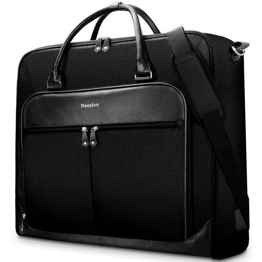 Noozion Garment Bag for Travel, Large Carry On Suit Bag for Business Up to 4 Suits, Wrinkle Free Garment Bag for Hanging Clothes with Shoulder Strap, Laptop Compartment, and Wet-Dry Pocket
