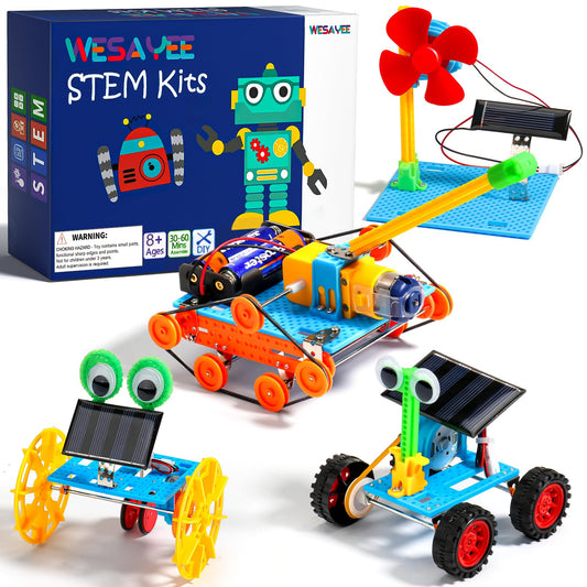 STEM Kits for Kids Crafts Ages 8-10, Solar Robot Kit STEM Building Toys for Ages 8-13, Engineering Science Experiments for Kids Age 8-12 Robotics, Arts and Crafts for Boys Girls Gifts 8 9 10 12-14