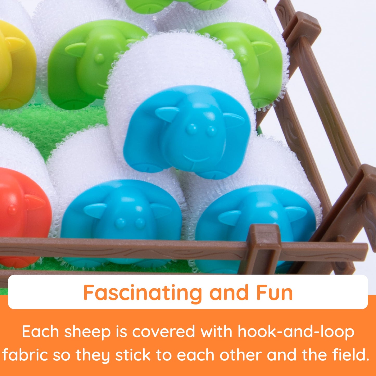 Fat Brain Toys Heap-O-Sheep Game, Family Board Games for Kids and Adults, Game of Catapulting Sheep, 6 to Adult, 2 to 4 Players