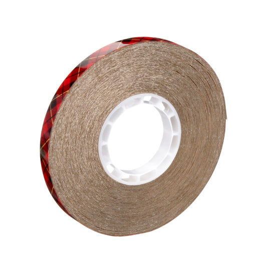 3M Scotch ATG Adhesive Transfer Tape 969, Clear, 1/4 in x 18 yd, 5 mil, 72 Roll/Case (12 Roll/Carton, 6 Carton/Case)