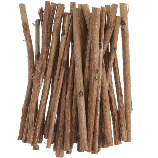Didiseaon 100pcs 3. 9-inch Natural Wood Sticks, Tea Tree & Boxwood, Driftwood Style for DIY Crafts, Photo Props, & Home Decor Supplies