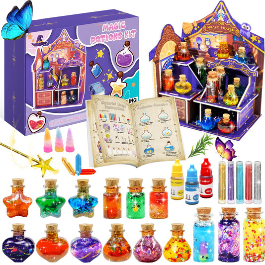 Rileryan Magic Potion Kit Fairy Potion Making Kits DIY Craft for Christmas Halloween Decoration Birthday Gifts
