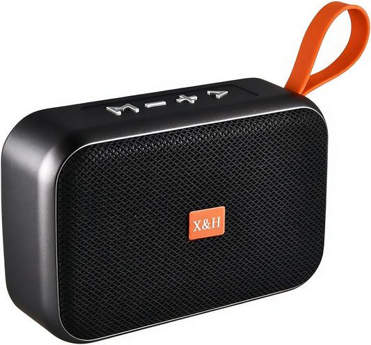 Xjahwr Portable Bluetooth Speakers, Wireless Bluetooth Speaker, Deep Bass, Outdoor Speakers with Handle, Supports TF
