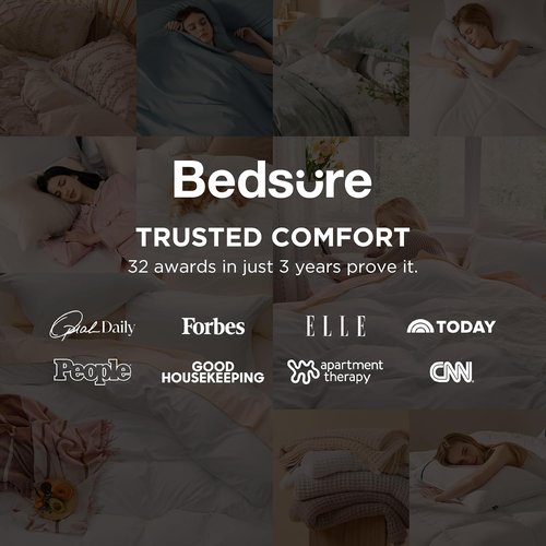 Bedsure Dusty Purple Duvet Cover Set - Ultra-Soft 3-Piece Full Size Bedding, 80x90 Inches with Zipper Closure & 2 Pillow Shams