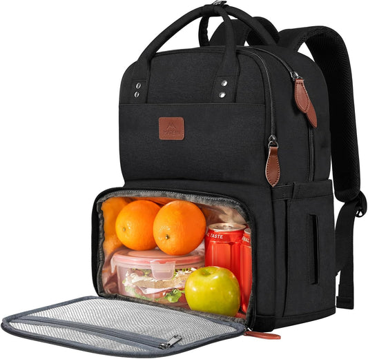17 Inches Backpack, Backpack MATEIN Lunch Extra Large Lunch Box with Insulated Cooler Compartment, Water Resistant