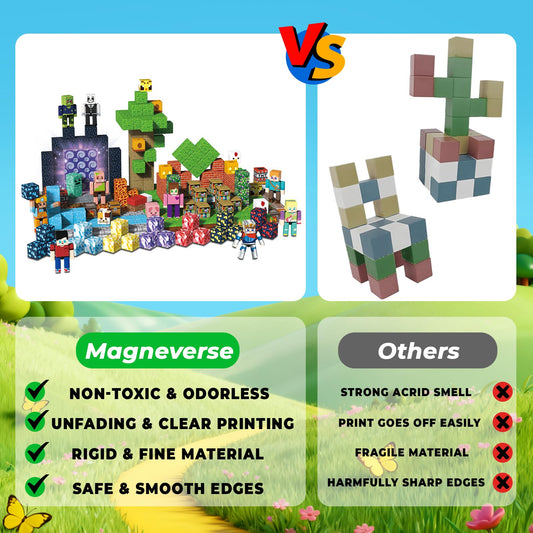 464 Pcs Magnetic Blocks - Magnetic Building Blocks, Magnet Cubes Stacking Toys for Kids Age 4-8, 8-12, Birthday Gift for 3 4 5 6 7 8 9 Year Old Boys Girls (Patent Pending)