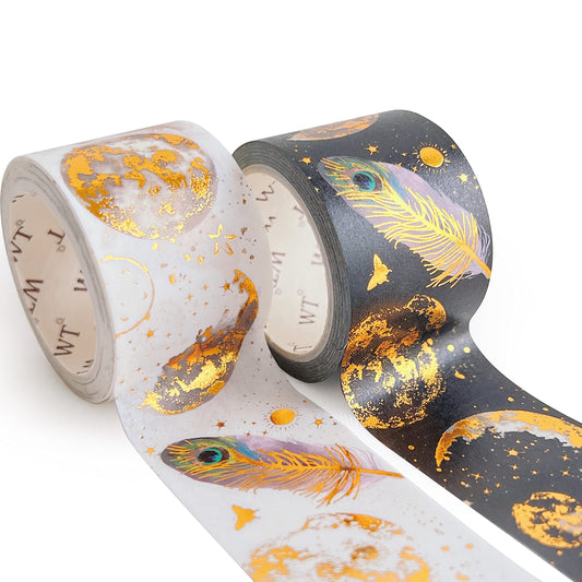 WT Dream Catcher Washi Tape Set, Tape for Scrapbooking, Planners, Junk Journal or Bible Study, Colorful Artist Decorative Craft Tape, Cute Artist Tape (2 Rolls, Each 16.4FT)