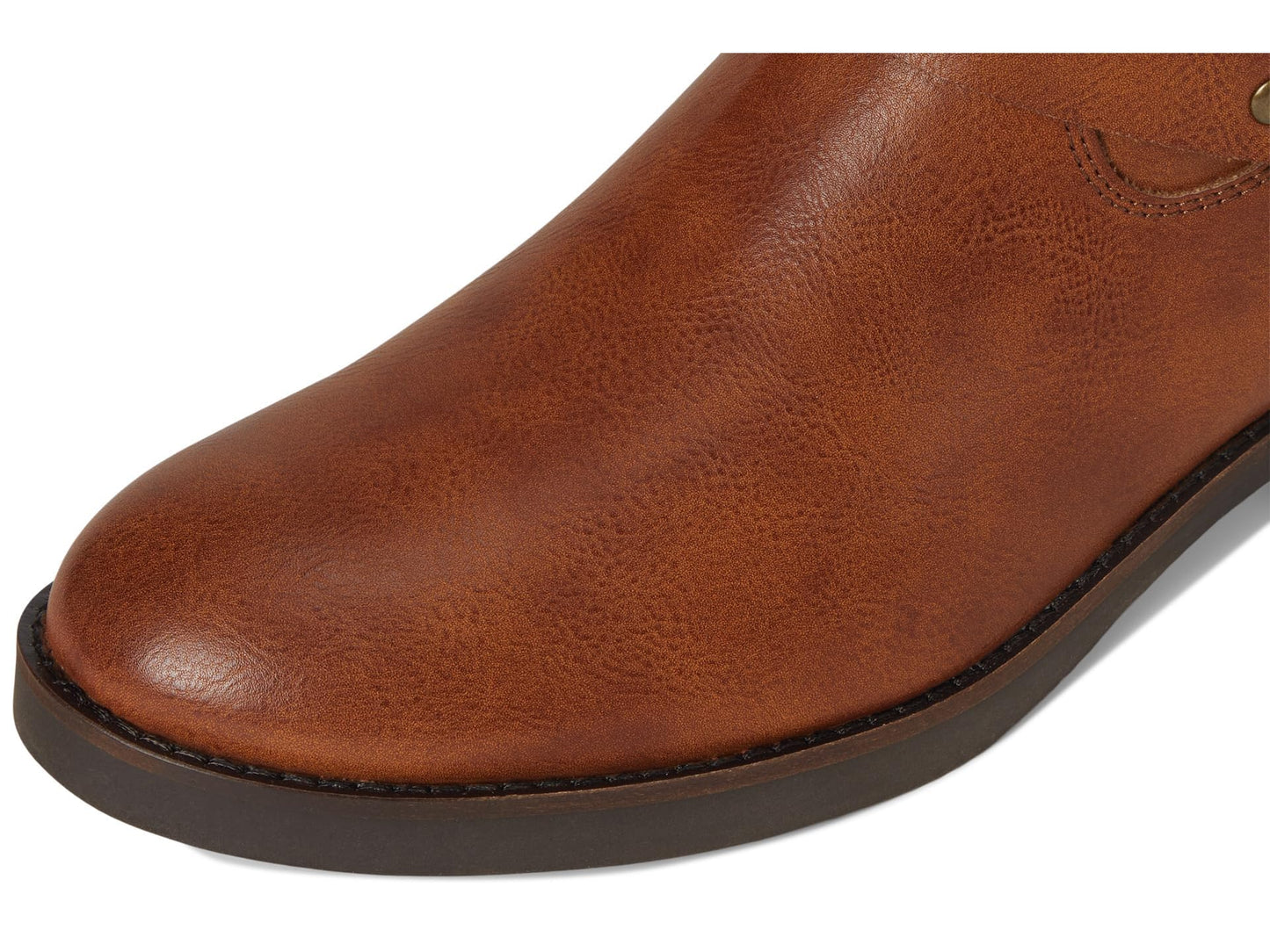 FRYE AND CO. Womens Kellie Harness Wide Calf Cognac 8 Medium