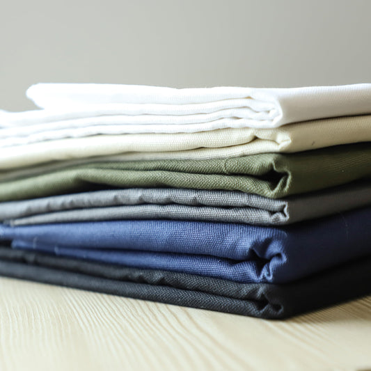 Simple&Opulence 100% Cotton Canvas Fabric 10oz. 59 Inch by the Yard, Nature Duck Fabric Textile Medium Weight for Painting, Sewing, Crafts, Embroidery, Bag, Handmade Home Decor(1 Yard, Navy)