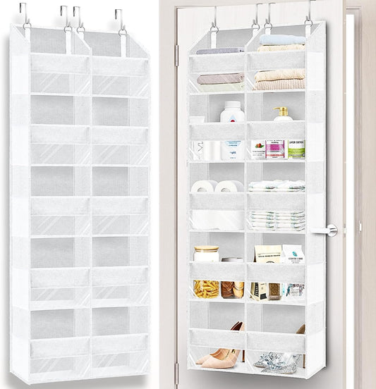 Over The Door Organizer - Extra Large 5-Tier Storage Solution | 10 Compartments for Toys, Shoes & More