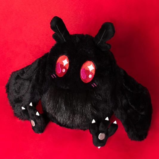 Squishable - Baby Mothman - Mothman Collection - 16.5 in - Soft Toy Collectible Stuffed Animal - Wing Magnets