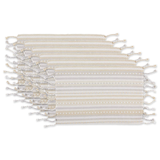 DII Southwest Collection Tabletop, Placemat Set, Natural, 6 Piece