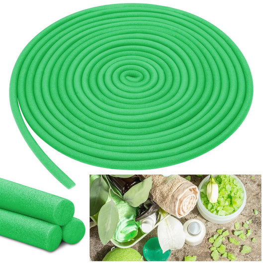 Frienda 5/8 Inch x 40 Ft Dark Green Foam Noodles for Crafts Versatile Pool Noodles Foam Tubes Cylinder Rods for Modeling, DIY Arts and Crafts Supplies
