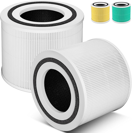 240 Air Filter Replacement - 2 Pack Activated Carbon Filters for 240 Air Purifier