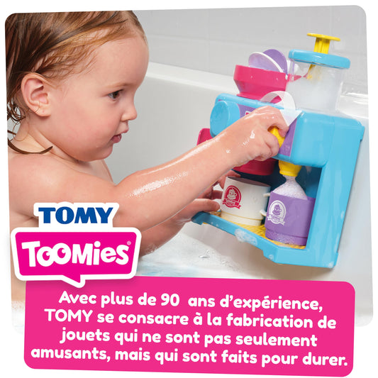 Toomies Bizak 30693547 Bathtub Coffee Maker with All Kinds of Accessories Such as Three Cups, Sugar Bowl, frother, Recommended for Children from 18 Months